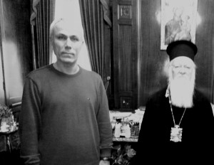 Mehmet Ali Agca with Patriarch Bartholomew I of Constantinople