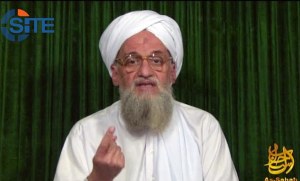 The leader of Al-Qaeda, Ayman Al-Zawahiri, released a recorded audio message on Friday, in which he accused various parties of conspiring to overthrow former president Mohamed Morsi. (AFP File Photo)