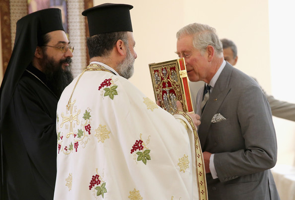 Prince Charles visits St Isaac and St George Greek Orthodox Church, which has a vibrant congregation from Orthodox communities from across the Arab world.
