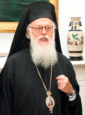 Anastasios, the archbishop of Tirana and the primate of the Autocephalous Albanian Orthodox Church. Licensed under CC BY-SA 2.0 via Wikimedia Commons.