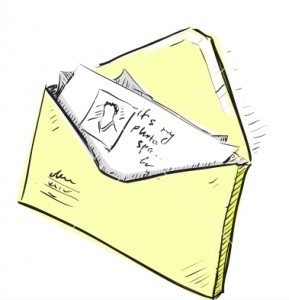 letter in envelope