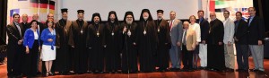 Patriarch John with the American Delegation
