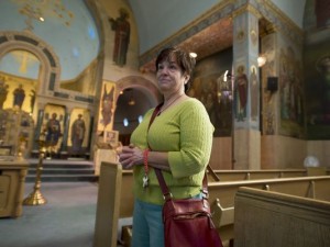 Janet Damian has attended Ss. Peter & Paul Orthodox Cathedral since the '80s. (Photo: Photos by David Guralnick, The Detroit News)