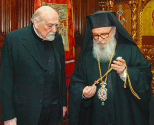 Archbishop Demetrios honors Fr. Paul as the last surviving SCOBA founder in 2007.