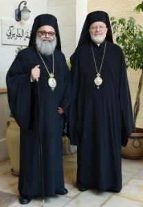 Patriarch John X with Metropolitan Joseph