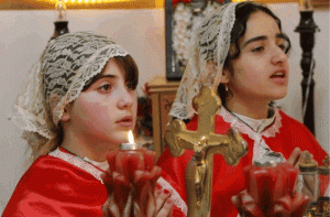 Iraqi Christians celebrating Easter in Amman, Jordan, in 2011