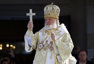 Patriarch Kirill of Moscow and All Russia holds a liturgy to mark 1,700 years since the Edict of Milan, when Roman emperor Constantine issued instructions to end the persecution of Christians, in the southern Serbian city of Nis October 6, 2013. CREDIT: REUTERS/MARKO DJURICA