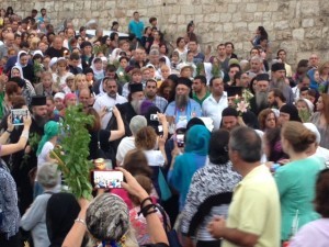 Annual Procession of Orthodox Christians in the Holy Land