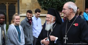 His All-Holiness visits Archbishop of Canterbury At the invitation of the Archbishop of Canterbury, His All-Holiness Ecumenical Patriarch Bartholomew paid a formal visit to Lambeth Palace from November 2-4, 2015.