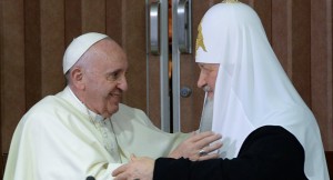 Pope Francis and Patriarch Kirill. © Sputnik/ Sergei Pyatakov