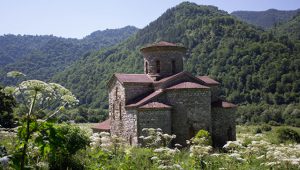 Middle Zelenchuk church of the tenth century; Karachay-Cherkess Republic