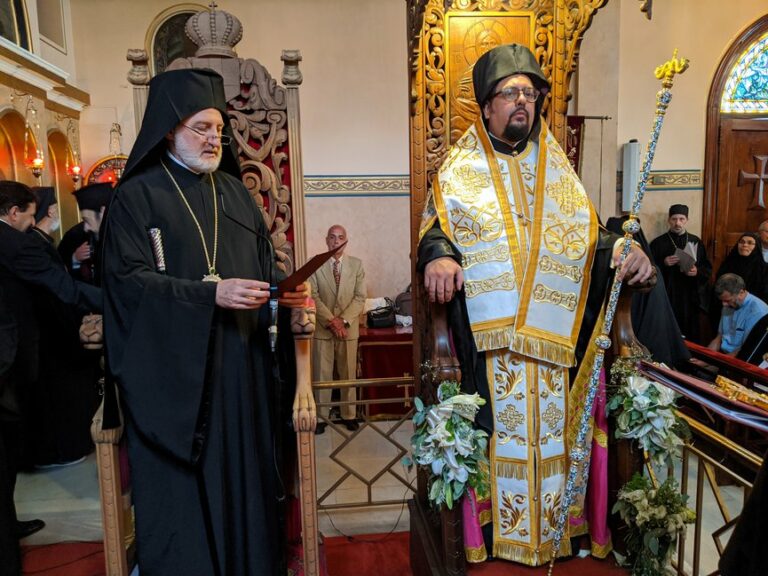 Archbishop Elpidophoros of America addresses the new Metropolitan ...